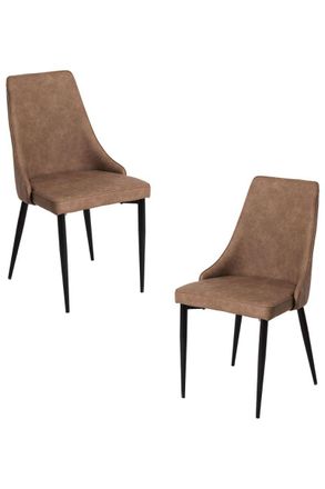 Regalos Miguel Regalos Miguel - Packs Sillas Comedor - Pack 2 Sillas Stoik Vintage - Marr&oacute;n