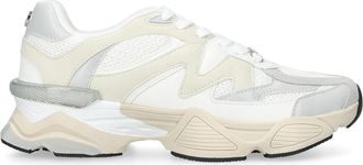 Steve Madden Womens Speeder White Sneakers Fabric - Size UK 3
