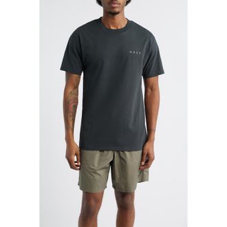Obey Architecture of the Uni Cotton Graphic T-Shirt in Vintage Black at Nordstrom, Size Medium