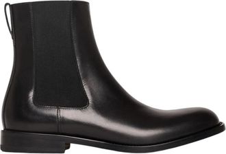 Scarosso Elliot Chelsea Boots - Heren - Chelseaboots - Zwart - 46 EU - Leer - Schoenen