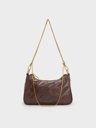Charles & Keith Philomena Chain-Strap Crossbody Bag