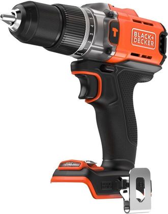 Black+Decker Black&decker - black+decker 18V+C3:F3 powerconnect Trapano a percussione a batteria, coppia 45Nm, 2 marce, luce led, mandrino senza chiave, senza