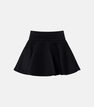 Wardrobe.NYC Circle wool miniskirt