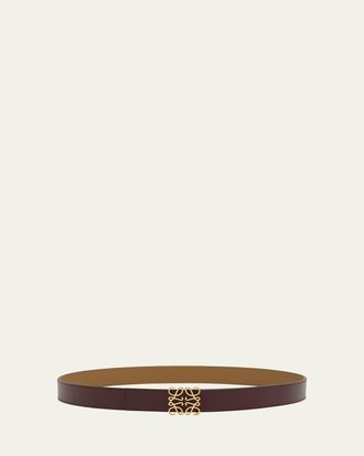 Loewe Anagram Reversible Leather Belt