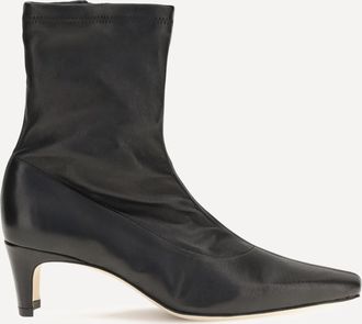 Staud Wally Sock leather Ankle Boots Female 36.5