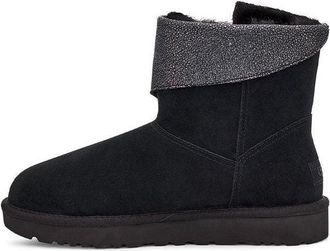 UGG (WMNS) UGG Classic Caviar Mini Fleece Lined Black 1112498-BLK
