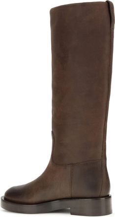 PARIS TEXAS Womens Knee-High Boots Napa Leather Ebony