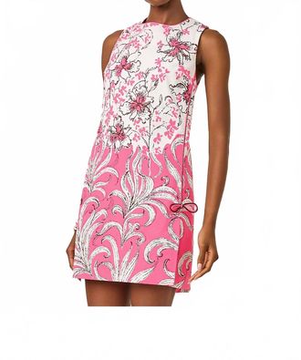 Lilly Pulitzer Ettie Stretch Shift Dress In Confetti Pink Bumbley Buzz
