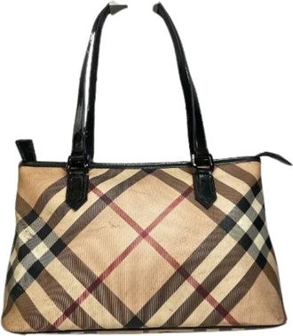 Burberry Pre-owned Tote Bags, female, Multicolor, Size: ONE SIZE Pre-owned Tote Bag
