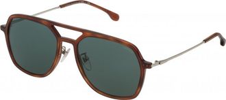 Lozza Womens SL421556710P 56 Sunglasses - Brown - One Size