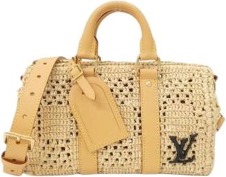 Louis Vuitton Pre-owned Boston Bag - Dames - Vintage Handtas - Beige - ONE Size - Vintage