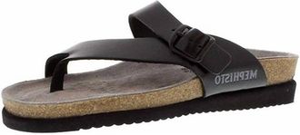 Mephisto Womens Helen Sandal In Black Sandanyl