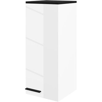 HOMCOM Homcom - Mobile Bagno Pensile 3 Ripiani e Mensole Regolabili 30x32x73cm Bianco