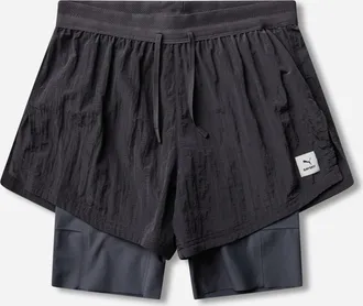 Puma Men s SAYSKY 2-in-1 9in Shorts Flat Dark Gray