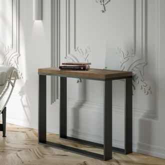 Itamoby Tavolo Consolle trieste Allungabile In Legno Per Sala Da Pranzo -cemento