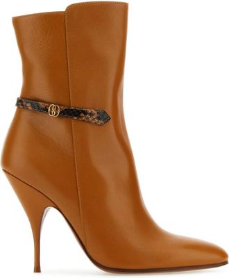 Bally Brown Leather Ankle Boots