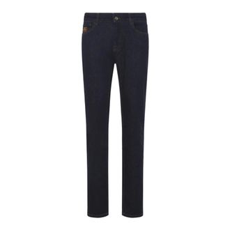 Etro Jeans, Heren, Blauw, W32, Katoen, Regular-fit Jeans