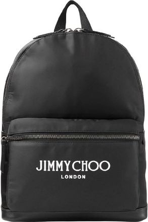 Jimmy Choo London Wilmer Logo Adjustable Strap Backpack
