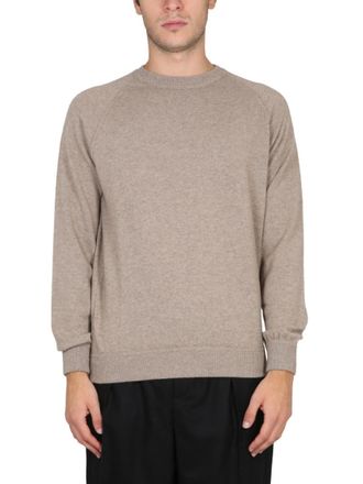 Drumohr Beige Crew Neck Sweaters