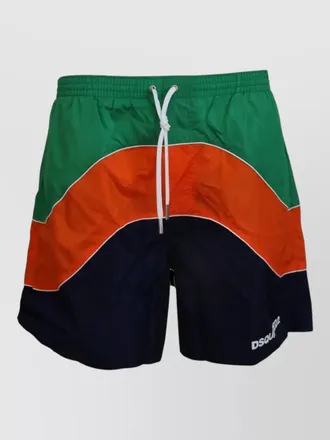 Dsquared2 floral print beachwear swim trunks