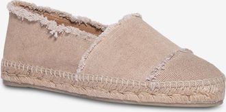 Castaner Flache Espadrilles aus ausgefranstem Canvas Kampala