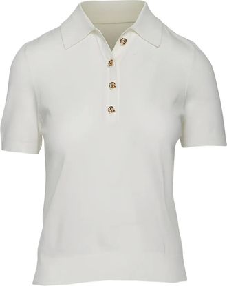 Altuzarra Polo con bottoni - Bianco