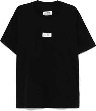 Maison Margiela Katoenen T-shirt - Heren - T-shirts - Zwart - L - Katoen - Tops