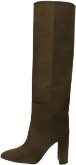 Toral Shoes Tl-12591 Hoge Laars - Dames - Laarzen met Hak - Groen - 36 EU - Leer - Schoenen