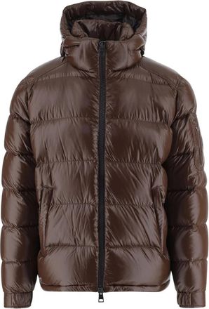 Herno Polar Tech Down Jacket met Capuchon - Heren - Winterjassen - Bruin - XL - Nylon - Jassen