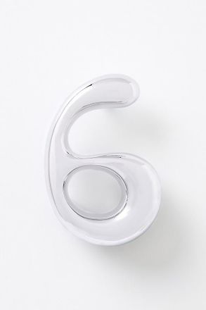 Anthropologie Bubble Polished Chrome House Numbers