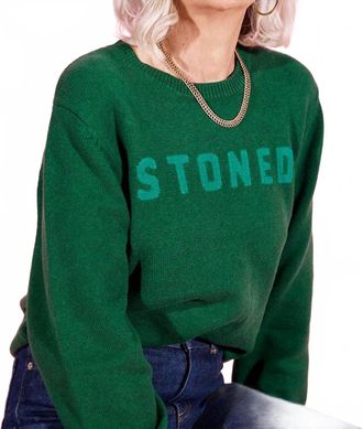 Replica Los Angeles Stoned Sweater In Ivy/clover