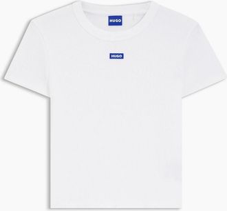 HUGO BOSS Womens Baby Tee B 10257055 01 - White - Size: 12