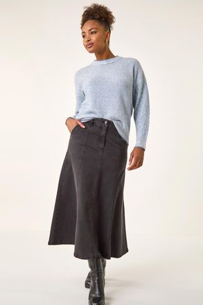 Roman Stitch Detail Soft Knit Jumper