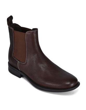 OLD TREND Classic Genuine Leather Versatile Everyday Chelsea Boot in Coffee at Nordstrom, Size 7.5