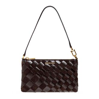 Michael Kors Jet Set Leren Schoudertas - Dames - Schoudertassen - Bruin - ONE Size - Leer - Tassen