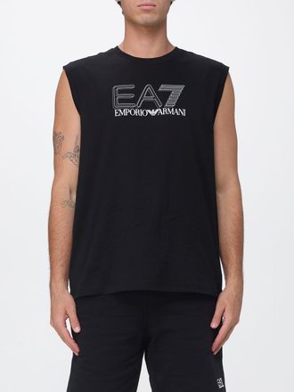 Emporio Armani Canotta in cotone con logo stampato