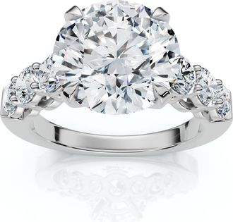 Pompeii3 Certified 5Ct Diamond Engagement Ring 14k Gold or Platinum Lab Grown