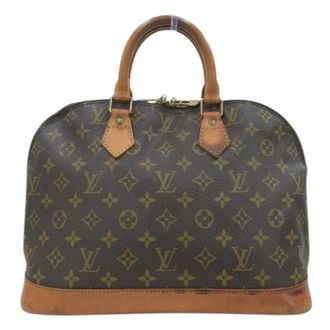 Louis Vuitton Pre-owned Handbags, female, Brown, Size: ONE SIZE Pre-owned Monogram Canvas Handbag