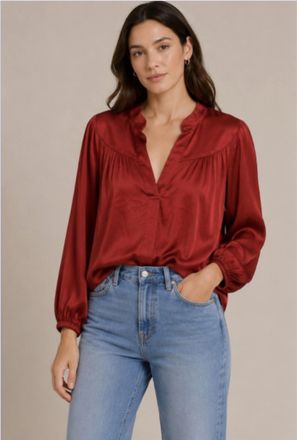 Corey Lynn Calter Corinne Top In Dahlia