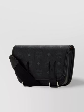 MCM canvas aren crossbody bag with printed pattern