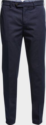 Brunello Cucinelli Men & apos;s American Pima Italian-Fit Chino Trousers