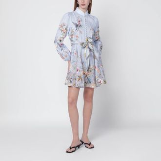 Zimmermann Rebellion blue Aviary mini dress