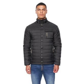 Duck and Cover Mens Carricore Padded Jacket (Black) - Size X-Large