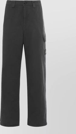 Stone Island cotton trousers with adjustable leg opening