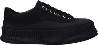 Jil Sander Black Fabric Platform Mens Sneakers