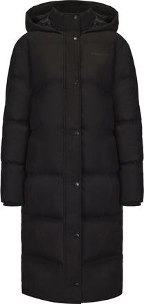 Everlast Womens Hooded Longline Puffer Jacket Black 10