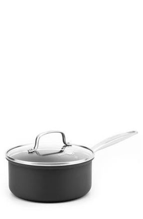 GreenPan Chatham Healthy Ceramic Nonstick Saucepan With Lid in Grey at Nordstrom Rack