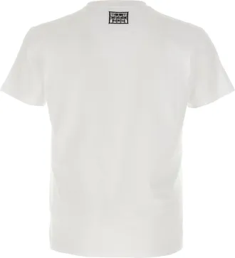 Fendi Patch-Logo Cotton T-shirt - White