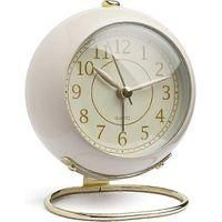 OEM Reloj Peque&ntilde;o, Reloj De Mesa, Despertador Anal&oacute;gico Retro Vintage Sin Tictac, Reloj Dorado Moderno Para Mesita De Noche - Crezuo
