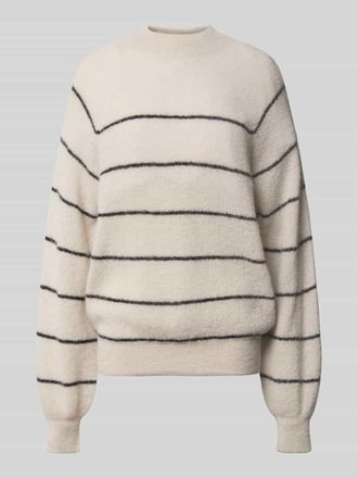 Drykorn Drykorn Oversized Strickpullover mit Stehkragen Modell LARELY in Sand, Gr&ouml;&szlig;e XL